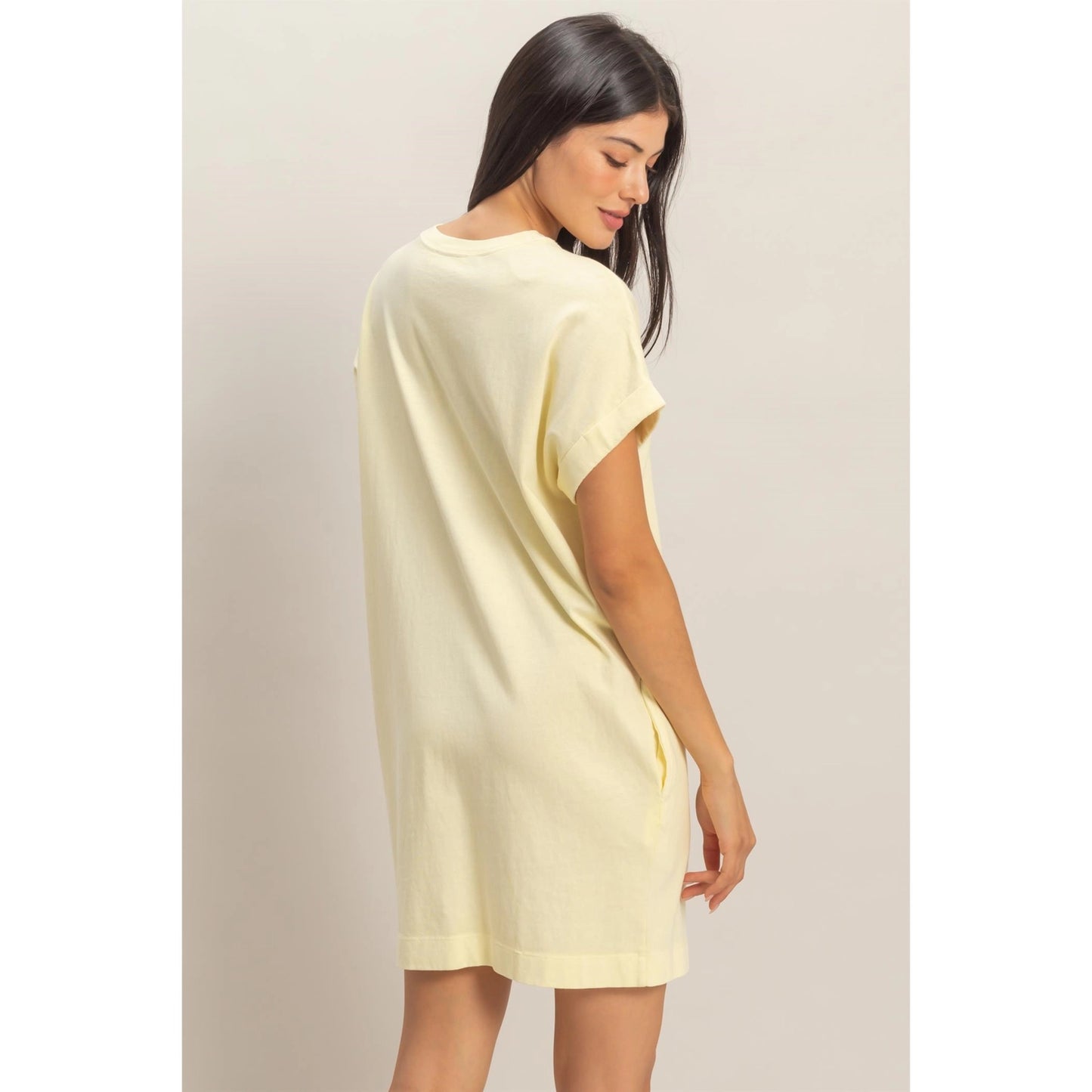 Round Neck T-Shirt Mini Dress