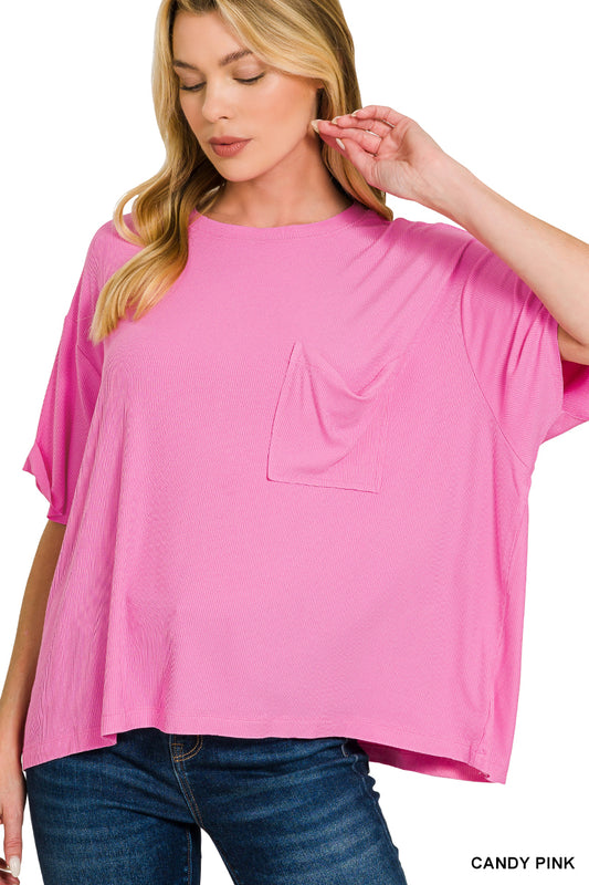 Oversized Round Neck Tee
