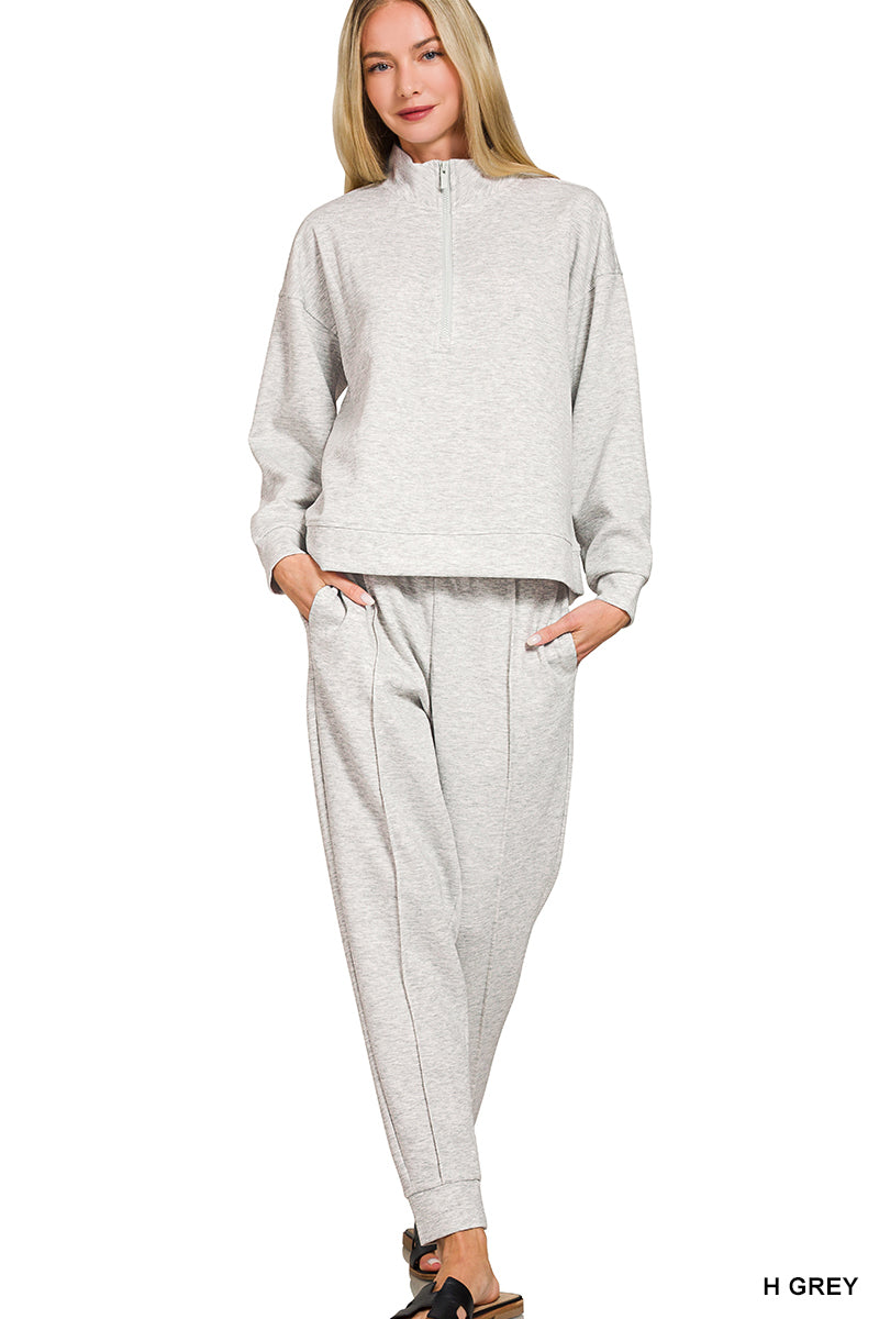Scuba Half Zip Pullover & Jogger Set