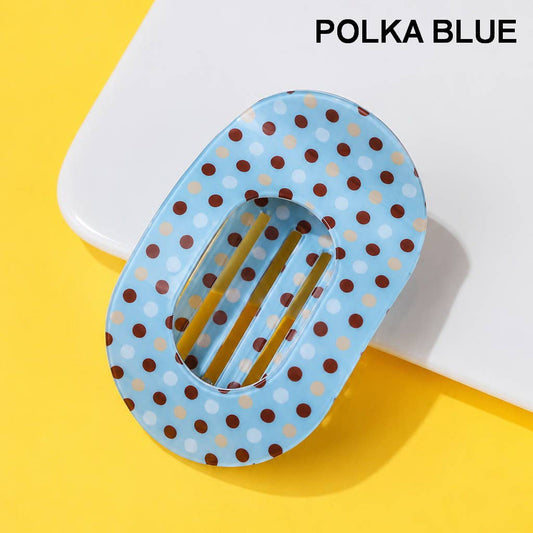Jumbo Lay Flat Oval Hair Claw Clips Secure Styling | 40H1137