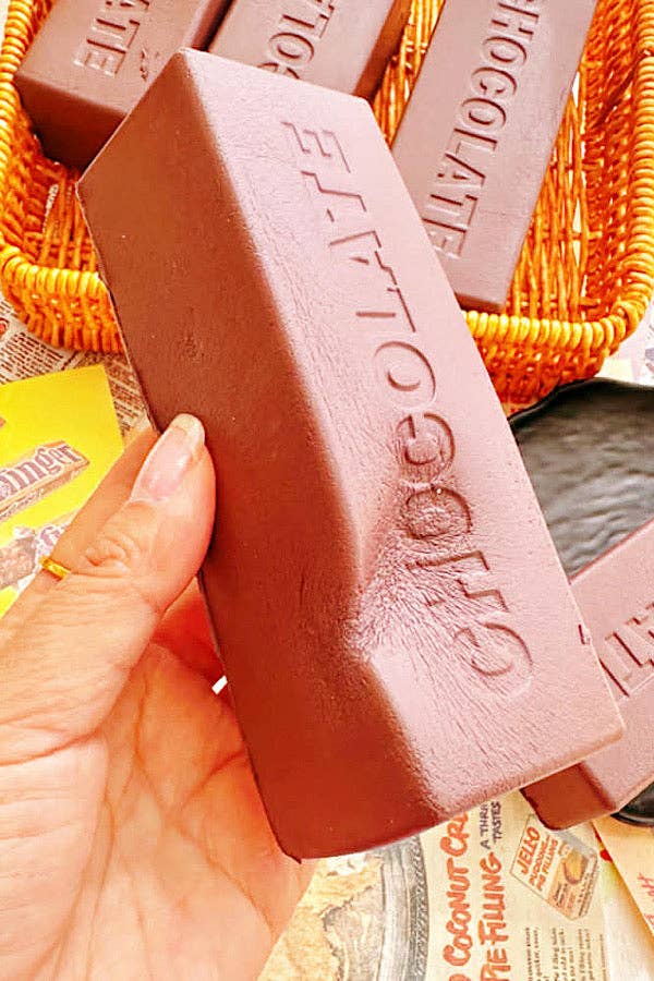 Chocolate Bar Squishy Toy