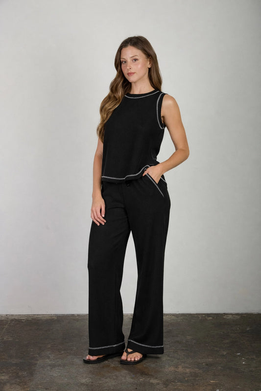 Detail Ribbed Set