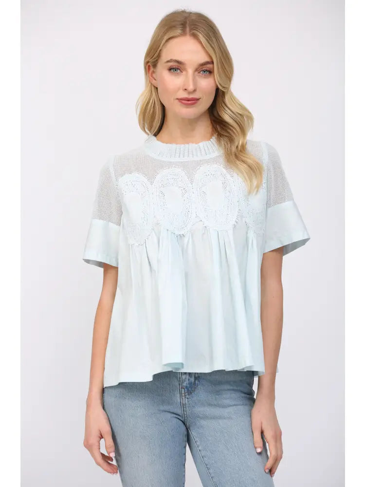 Fate Mesh Applique-Baby Blue
