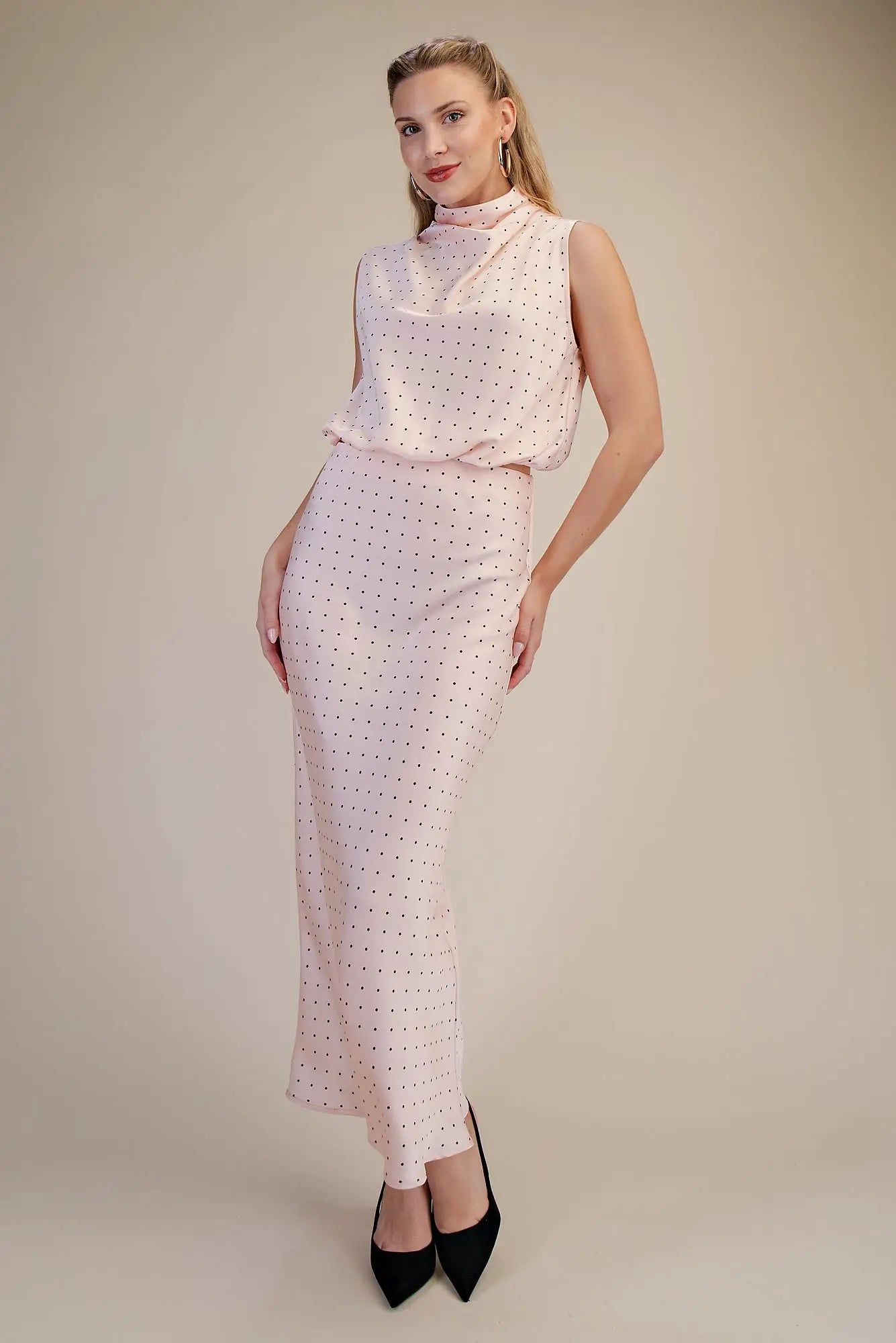 Polka Dot Top & Skirt Set