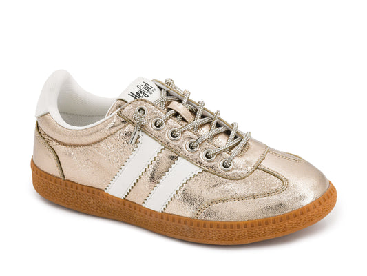 Heads Up Gold Metallic Sneaker