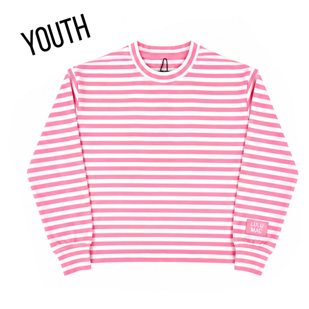LULU MAC Long Sleeve Top Neon Pink