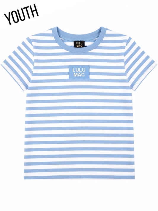 LULU MAC Baby Doll Top Light Blue