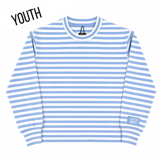 LULU MAC Long Sleeve Top Light Blue