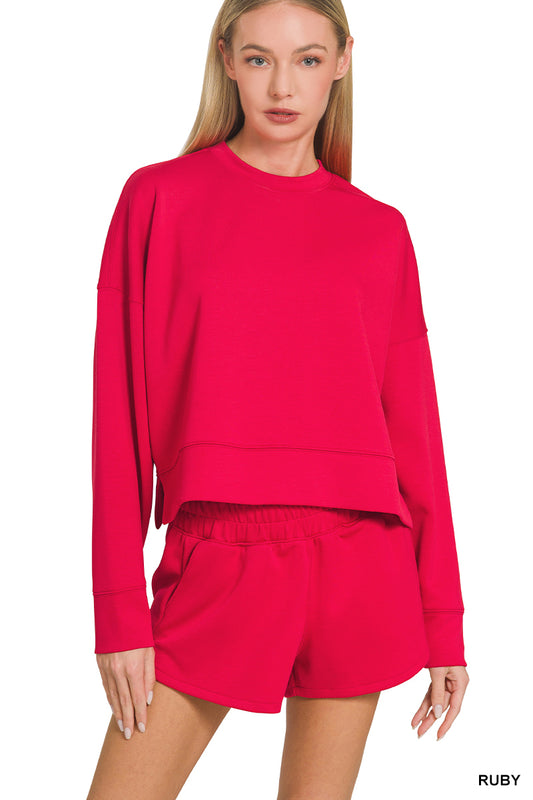 Scuba Long Sleeve Sweatshirts & Shorts Set