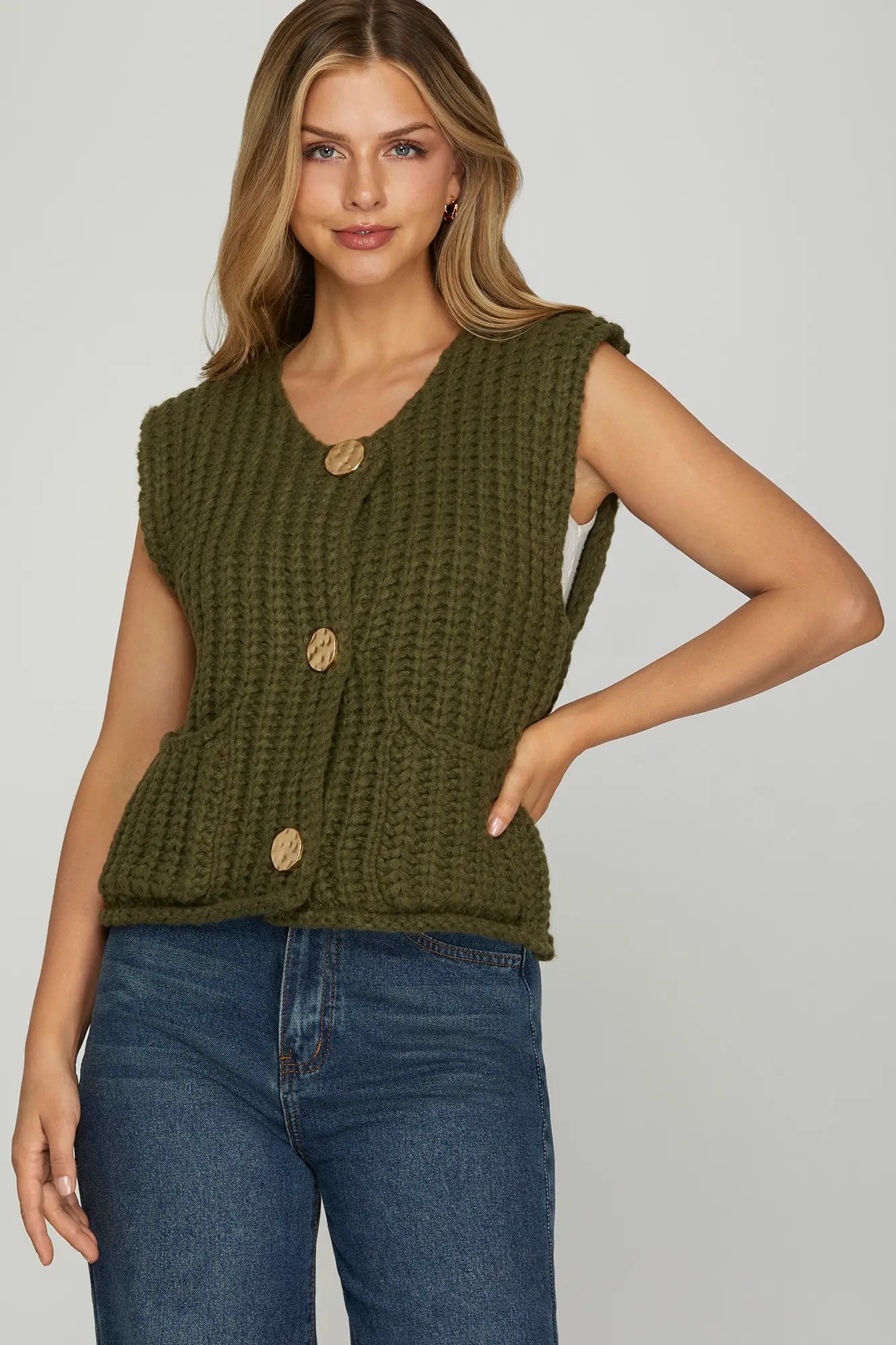 Chunky Sweater Vest
